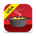 american recipes - food app android application logo